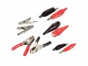 Crocodile clip set 28-piece in storage box